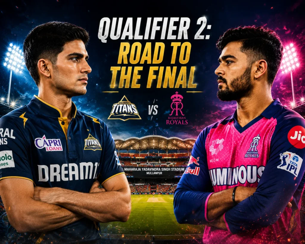 IPL 2026 Qualifier 2 GT vs RR Prediction: Dream11 Team, Playing 11, Mullanpur Pitch Report, and Winner Prediction