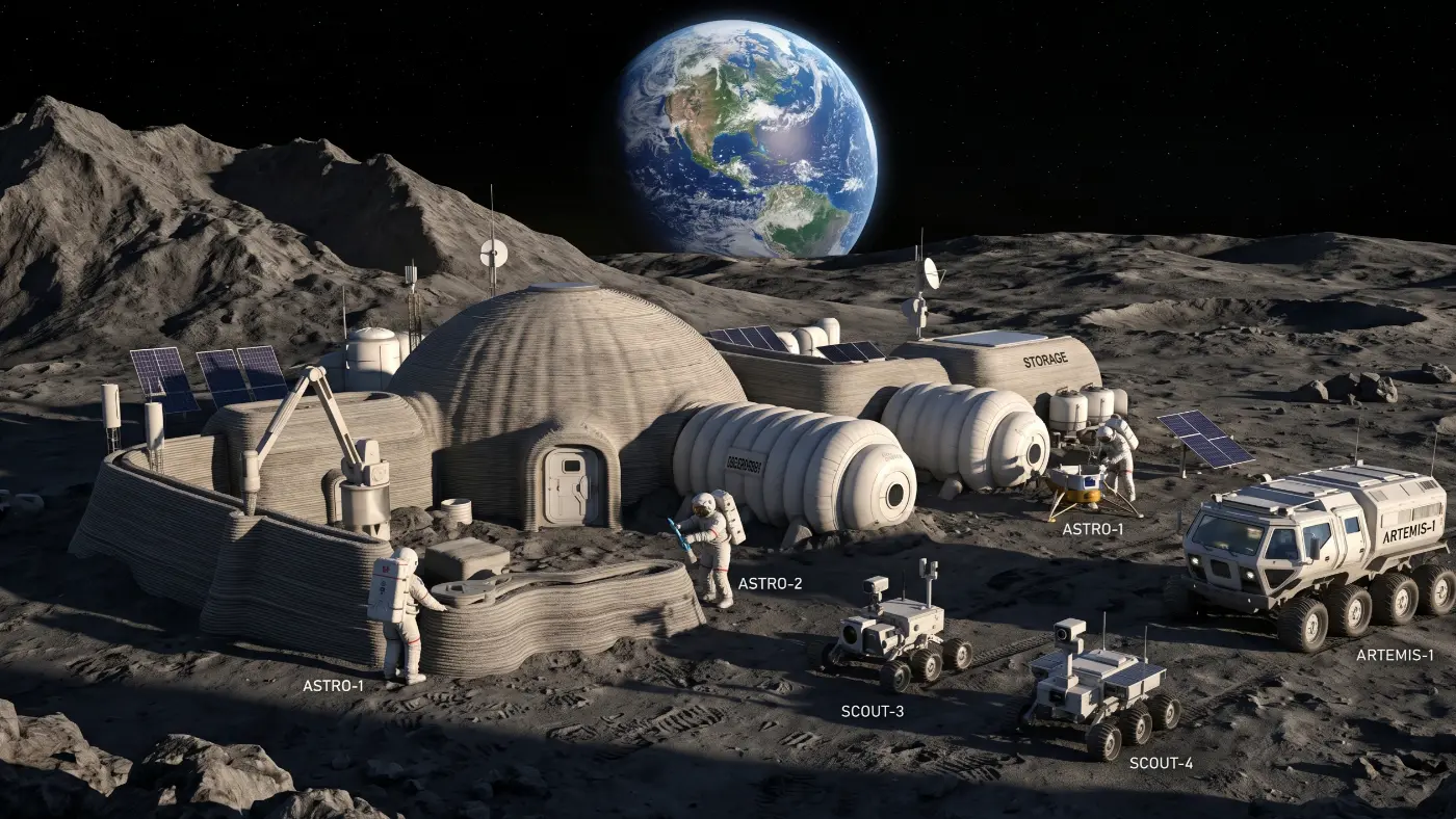 Lunar Base Construction 2026