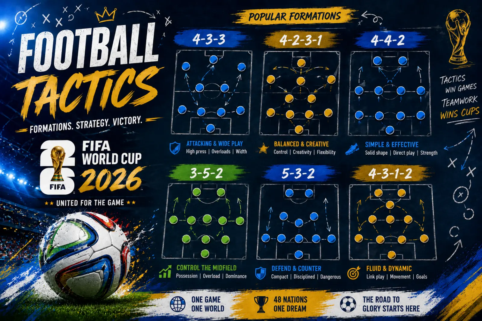 FIFA World Cup 2026 tactical formations