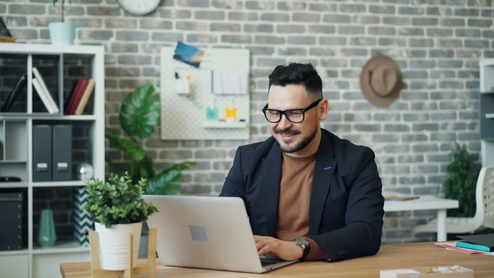 A man showing his negotiation skills in the digital age