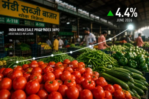 India’s Retail Inflation Rose to 18-Month High of 4.4% as West Asia War Drives Massive Surge in Food and Fuel Prices
